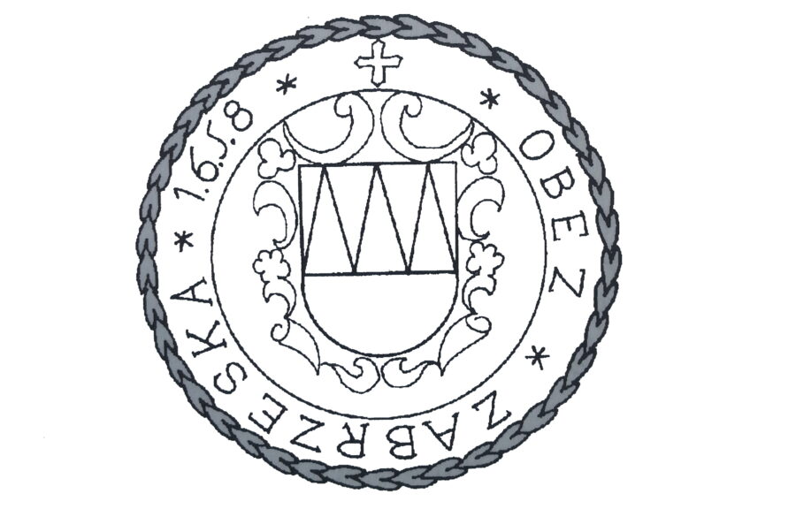Zábřežská pečeť z užívaná od roku 1658. Foto: Sborník Ostrava 17, str. 340.