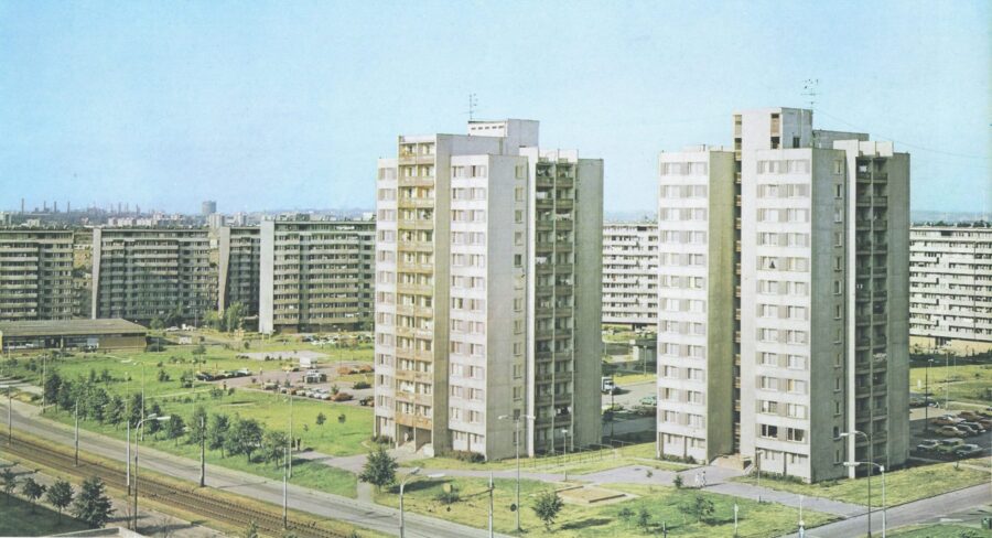 Barevné schéma Výškovických věžáků